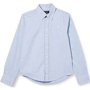 Hackett London Washed Oxford overhemd voor jongens, Hemel, 3 Jaren