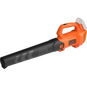 Black+Decker BCBL200B Axial accu-bladblazer (18 V, hoge blaassnelheid van 145 km/u, luchtvolume 577 m³/h, geïntegreerde bladkrabber, voor terrassen, paden, opritten, zonder accu + oplader)
