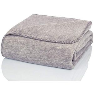 Glart heerlijk zachte deken, gemêleerd, XL, 150 x 200 cm, bank, zachte, warme wollen deken, extra zacht, ideaal als deken voor op de bank, woondeken, heerlijk zachte deken