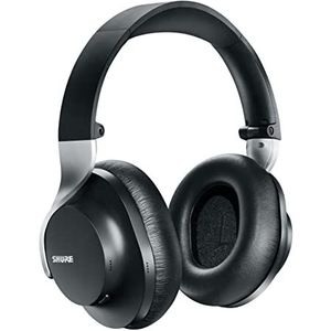 Shure AONIC 40 Over Ear draadloze Bluetooth -ruisonderdrukking hoofdtelefoon met microfoon, studio -kwaliteit geluid, 25 uur batterijduur, vingertopbedieningen, iPhone & Android -compatibel - zwart