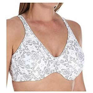 Bali Dames Passie voor Comfort Minimizer BH, Zilveren kanten print, 85C