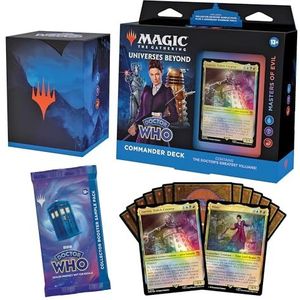Magic: The Gathering Doctor Who Commander Deck - Masters of Evil (Deck van 100 kaarten, voorproefje van een Collector-booster met 2 kaarten + accessoires) (Engelse Versie)