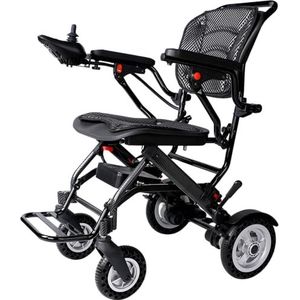 Antar - AT52326 - Fauteuil Roulant Elektrisch - Pliabel - Aluminium met Carbon Coating