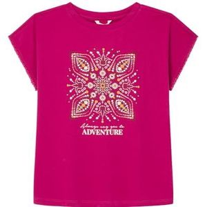Springfield T-shirt voor dames, rode print, L