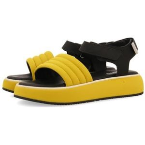 Gioseppo - 71092 - Sandalen - Mosterdkleurig - EVA-platform