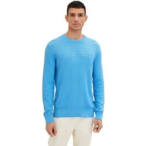 TOM TAILOR trui Uomini 1035093,18395 - Rainy Sky Blue,S