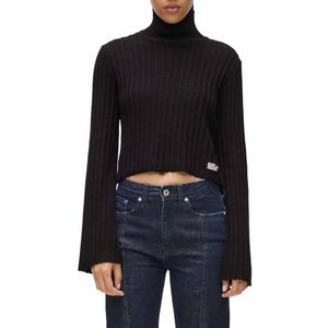 KARL LAGERFELD JEANS - Pull Plissé - Zwart