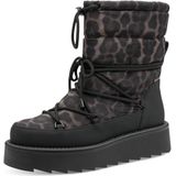 Tamaris - 1-26846-45 - Enkellaarsjes - Zwart/Leopard