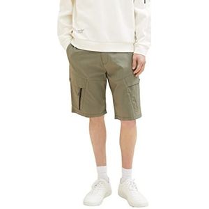 TOM TAILOR Denim Heren 1034986 Bermuda Shorts, 10415-Dusty Olive Green, XL, 10415 - Dusty Olive Green, XL