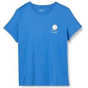 MUSTANG Dames Style Alexia C Chestprint T-shirt, Star Sapphire 5428, XL