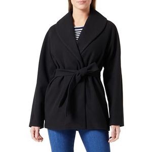 ONLY ONLNANCY Life VIC Short Coat CC OTW mantel voor dames, zwart, XS, zwart, XS