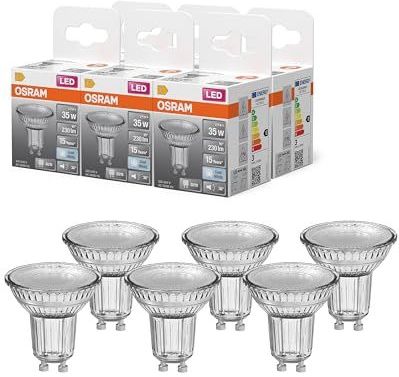 OSRAM - LED Spot Star PAR16 - Reflector - Neutraal Wit - 4000 K - 2,4 W - 6-Pack
