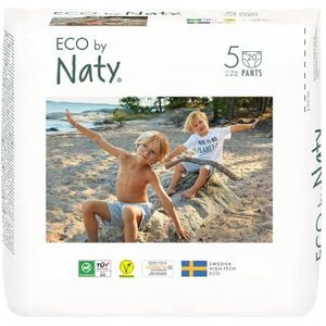Eco by Naty Luierbroekjes - Hypoallergene en chemisch-vrije luierbroekjes, zeer absorberende en milieuvriendelijke luierbroekjes voor jongens en meisjes (Maat 5-80 Stuks)