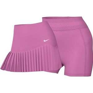 Nike Dames rok W Nk Df Advtg Skrt Srt PLD, Playful Pink/Playful Pink/White, FD6532-675, XL