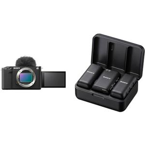 Sony ZV-E1 | Mirrorless Replaceable Full Frame Lens to Vlog Camera (and Lightweight, 4K60p, 12.1 Megapixel, Large Battery Capacity) & SONY ECM-W3-2-kanaals draadloos microfoonsysteem