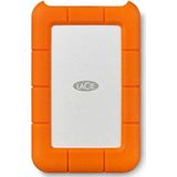 LaCie Rugged Mini, 5TB, 2.5', Portable External Hard Drive, for PC and Mac, Shock, Drop and Pressure Resistant, 2 year Rescue Services (STJJ5000400)