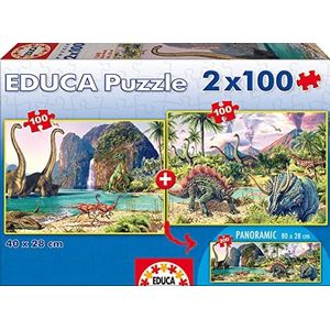 Dinosauruswereld Puzzel (200 stukjes) - Vanaf 6 jaar