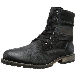 s.Oliver heren casual combat boots, zwart 001, 41 EU