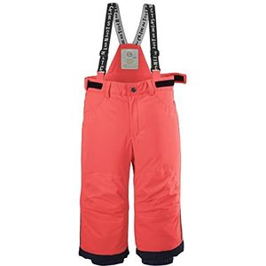 first instinct by killtec Unisex Baby Functionele broek/skibroek met bandjes en sneeuwvanger Fisw 7 Mns Ski Pnts, koraalroze (coral pink), 86-92, 38918-000