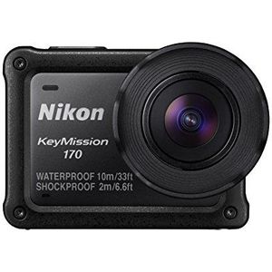 Nikon - KeyMission 170 - Action Cam - Zwart - 4K - 30 beelden per seconde