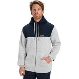 Quiksilver - Keller Block - Sweatshirt - Grijs - Volledige Zip Hoodie - Regular Fit