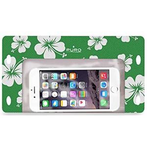 Puro WP8SLIMXLHAWAIIDGRN waterdichte beschermhoes voor smartphone, groen