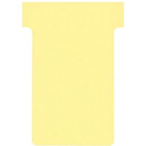 Franken TK101 T-kaarten grootte 1, kaartdragermodule, 27 mm, doos met 100 stuks, rood 48 mm geel