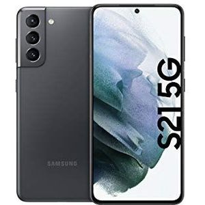 Samsung Galaxy S21 5G, Android smartphone zonder abonnement, drievoudige camera, Infinity-O-display, 128 GB geheugen, krachtige accu, Phantom Gray