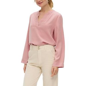 Blouse - Blouseshirt - Effen - Lyocell - Lange Mouw