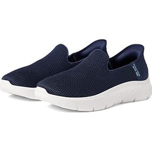 Skechers Hands Free Slip-ins Go Walk Flex-relish Instappers voor dames, Donkerblauw, 5.5 Wide
