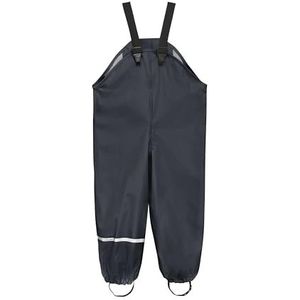 CeLaVi Unisex Basic Rain Overall-Recycle PU Regenbroek, Dark Navy, 100, navy, 100 cm