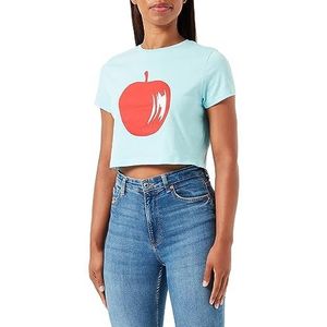 United Colors of Benetton T-shirt voor dames, Lichtblauw 1y9, S