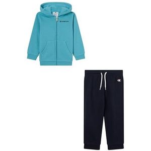 Champion Legacy Boys, pak met capuchon en volledige rits, 68, lichtblauw, Lichtblauw, 68