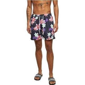 Urban Classics - Zwemshort - Dark Jungle Aop - Heren - Met Patroon