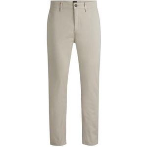 BOSS Herenbroek Flat Chino_Tapered 10242156 01, Lichtbeige271, 50W / 34L