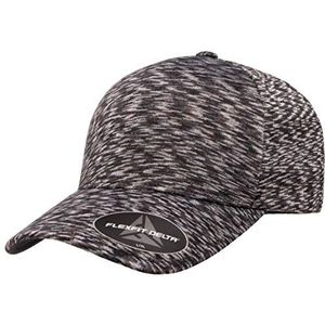 Flexfit unisex adult Flexfit Delta Seamless Unipanel baseball caps, Melange Black, X-Large US