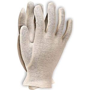 RWK8 beschermende handschoenen, ecru, 8 maten, 12 stuks