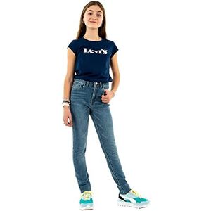 Levi's Kids Lvg 720 High Rise Super Skinny Pants voor meisjes - wit - 8 ans