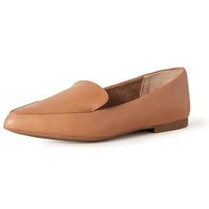 Amazon Essentials Loafer Flat, Camel Pu, 11 Breed
