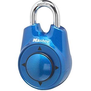 Master Lock 1500iD Locker Lock Set Your Own Directional Combinatie Hangslot, 1 Pack, Blauw