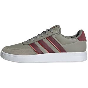 adidas Breaknet 2.0 Shoes Sneakers heren, silver pebble/shadow red/bright red, 40 2/3 EU