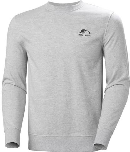 Helly-Hansen - Nord Graphic Crew - Sweatshirt - Grijs Melange
