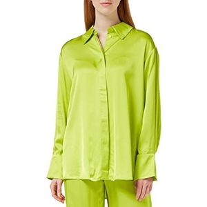Minus Kamia Oversized Shirt | Groene Dames Tops | Lente Shirt Dames | Maat 10