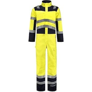 Tricorp 753002 Safety Multinorm bicolor overall, 74% katoen/25% polyester/1% andere vezels, 320 g/m², fluorgele inkt, maat 52