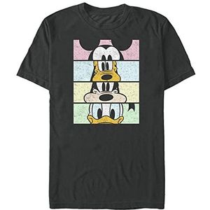 Disney Mickey Classic - Crew Crop Unisex Crew neck T-Shirt Black XL