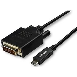 StarTech.com 3 m USB-C naar DVI kabel - 1920 x 1200 - zwart