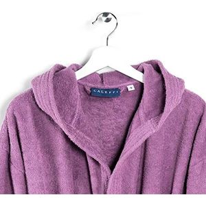 Caleffi - Minorca badjas voor kinderen, uniseks, met capuchon, van 100% zachte badstof, 400 g/m², machinewasbaar op 40 °C + wasdroger, maat 10-12 jaar, kleurcyclus