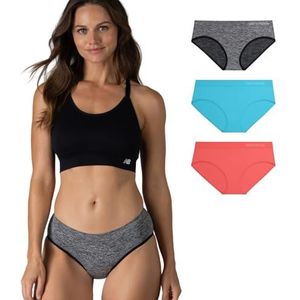 New Balance Women's Ultra Comfort Performance Seamless Hipsters, 3-Pack of Underwear