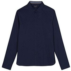 Teddy Smith Carton Ml blouse voor heren, Totaal marine/paon, XXL