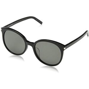 Saint Laurent Dames Classic 6/K 001 zonnebril, zwart (zwart/smoke), 56
